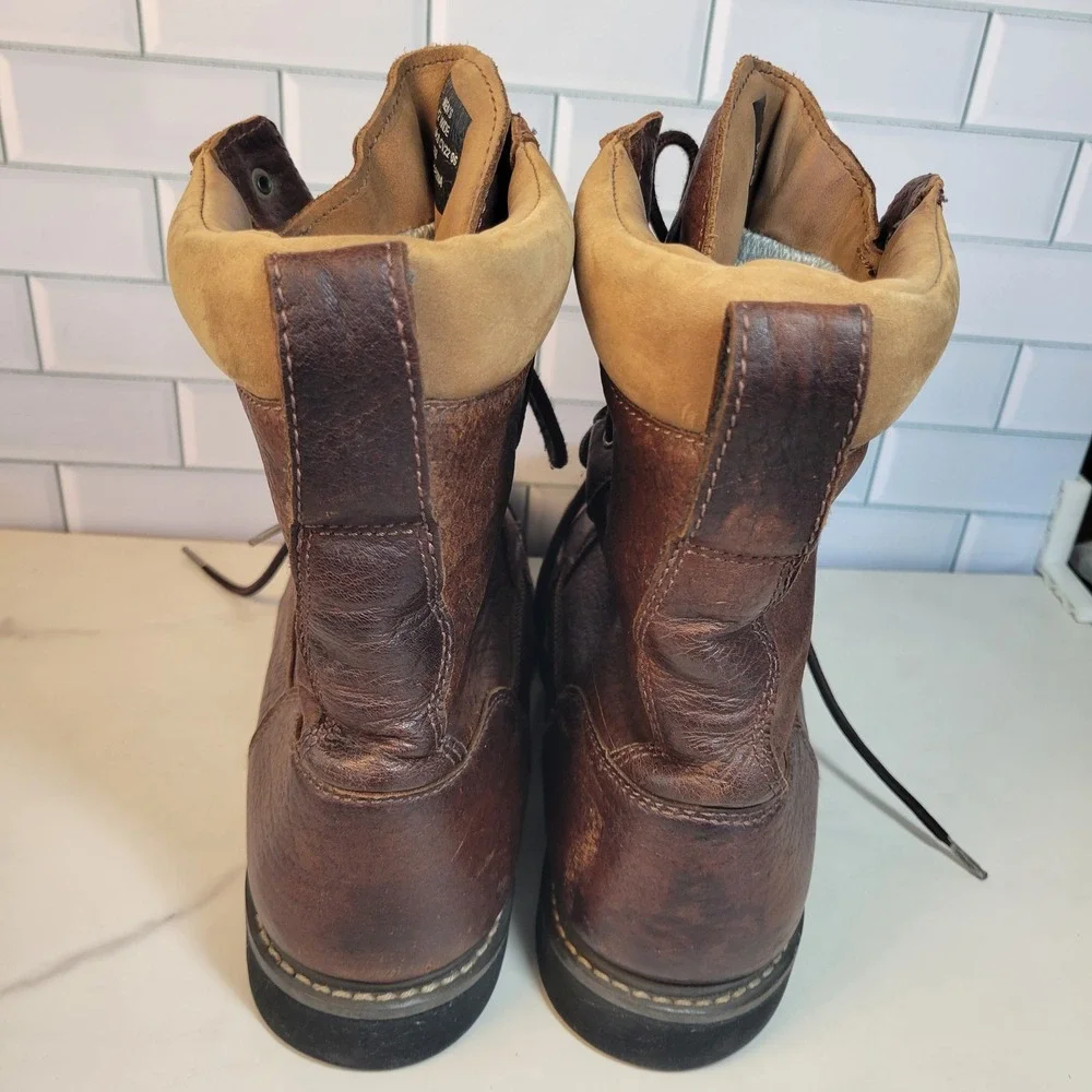 LL Bean Kangaroo Upland Hunting Boots Brown Mens 12 Wide Thinsulate